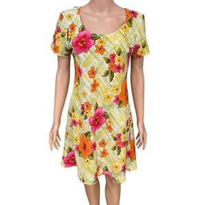 Allison Taylor floral summer dress size S vintage